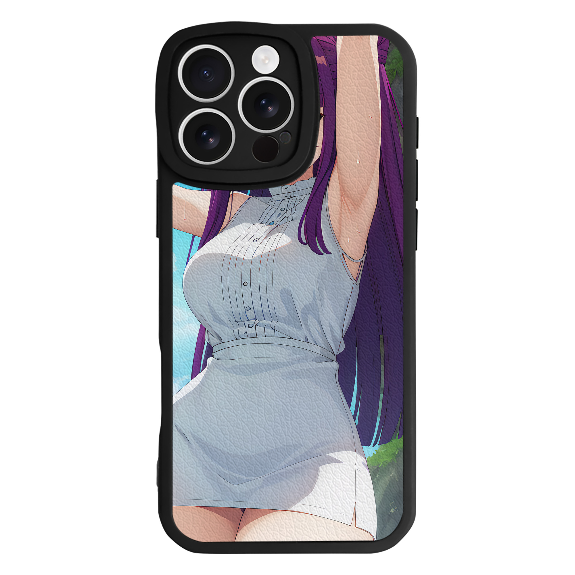 （画像用） 葬送のフリーレン Frieren 【iPhone 16シリーズ対応】シリコンスマホケース（レザー調） 材質：シリコン